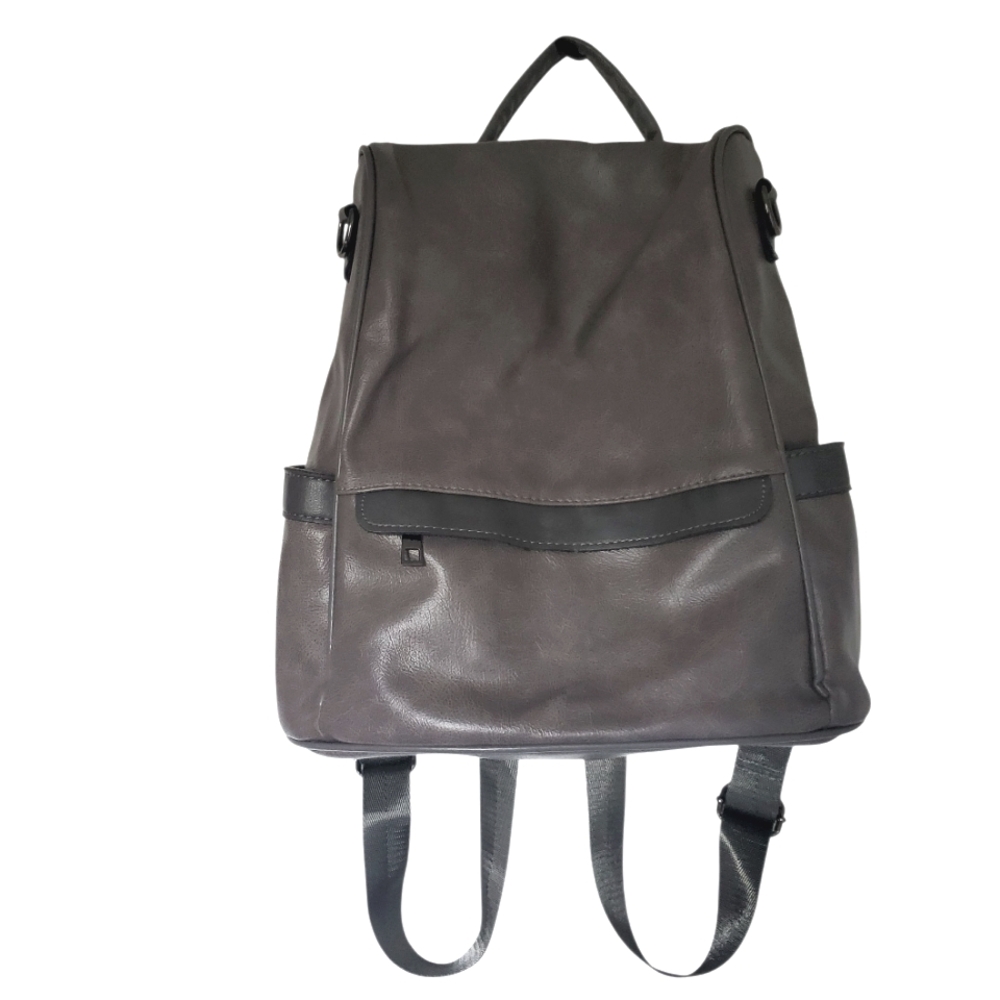 Cheruty Gray Backpack Purse